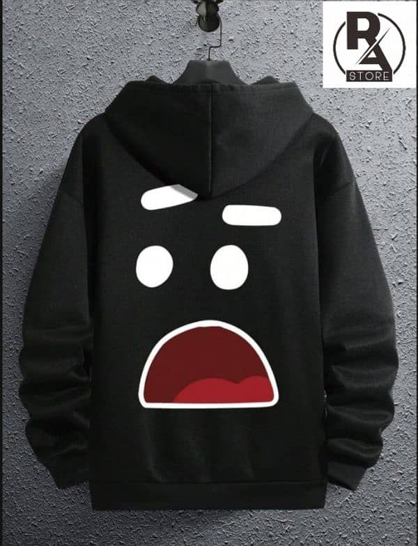 1pcs Men's fleece hoodie 1