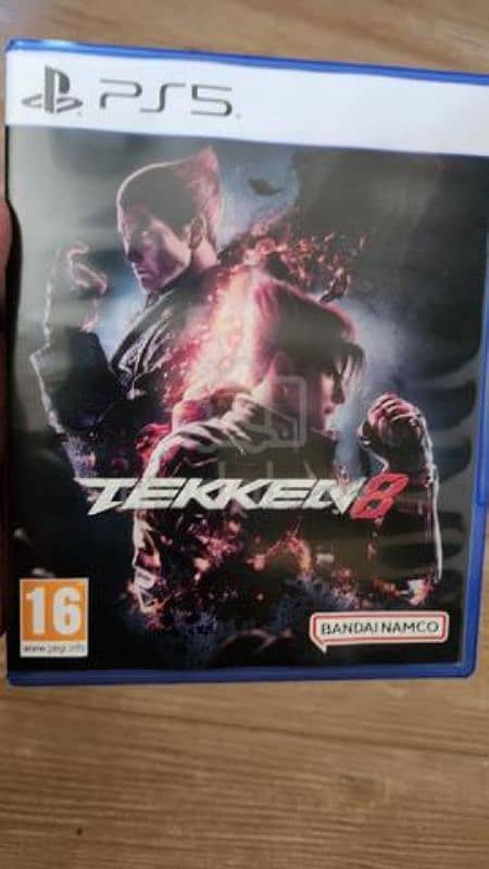 Tekken 8 / PS5 cd Tekken 8 used 10 by 10 / Ps5 cd Tekken 8 1