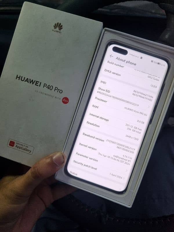 Huawei P40 pro 5g complete box 2