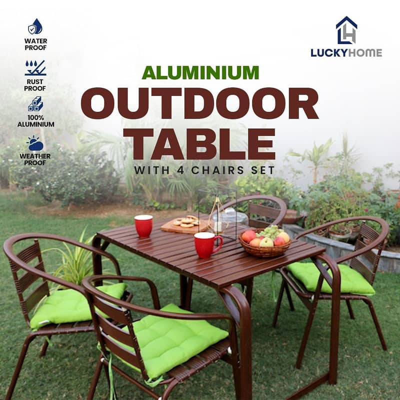 Outdoor Aluminium Water Proof Furniture 0