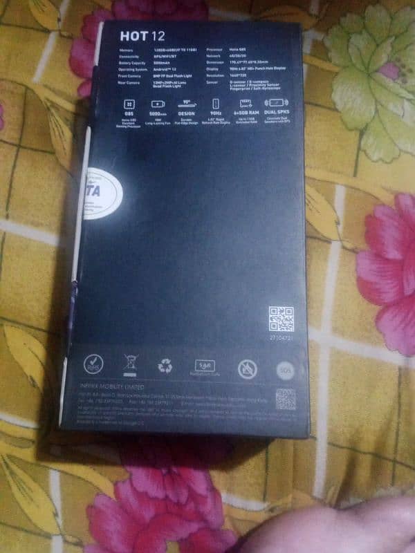 infinix hot 12 6=128. . . . . 03091676712 5