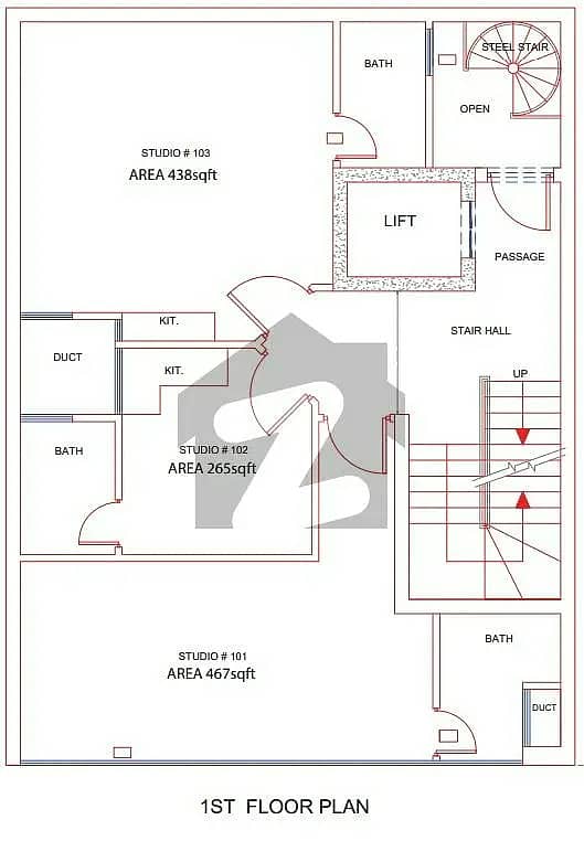 On 49000 Per Month Installment Studio Luxury Apartment for Sale On Easy Installment Plan at Tauheed Block Bahria Town Lahore 3