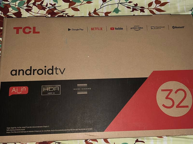 TCL 32 Inch Smart Android TV - L32S5200 0