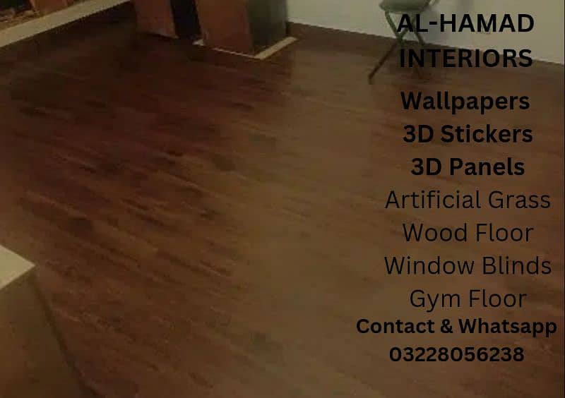 Pvc Vinyl Floor Tiles/Wood Floor/Artificial Grass. 2