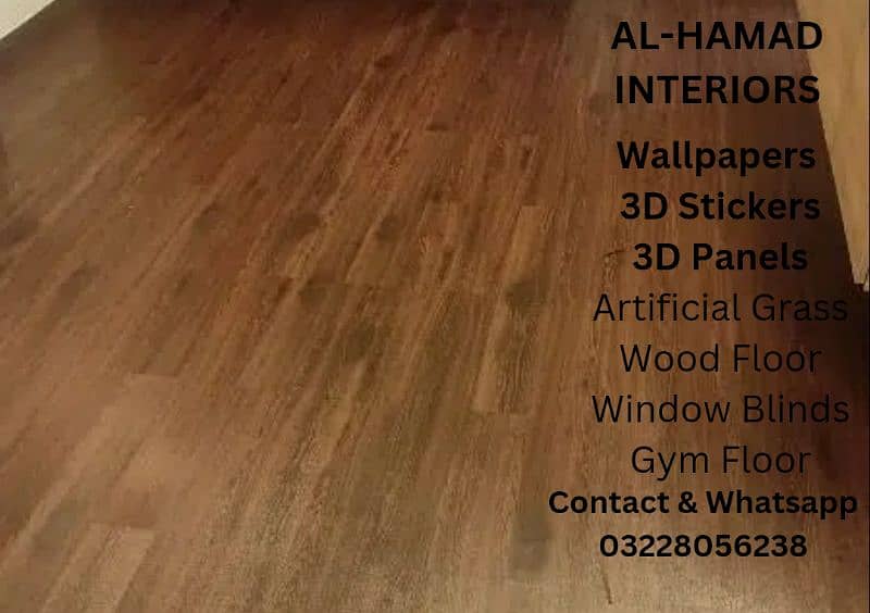 Pvc Vinyl Floor Tiles/Wood Floor/Artificial Grass. 3