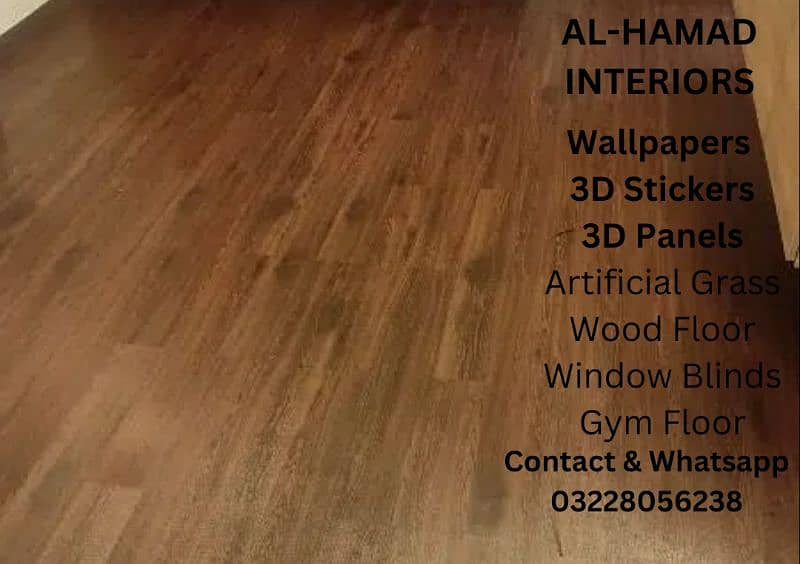 Pvc Vinyl Floor Tiles/Wood Floor/Artificial Grass. 6