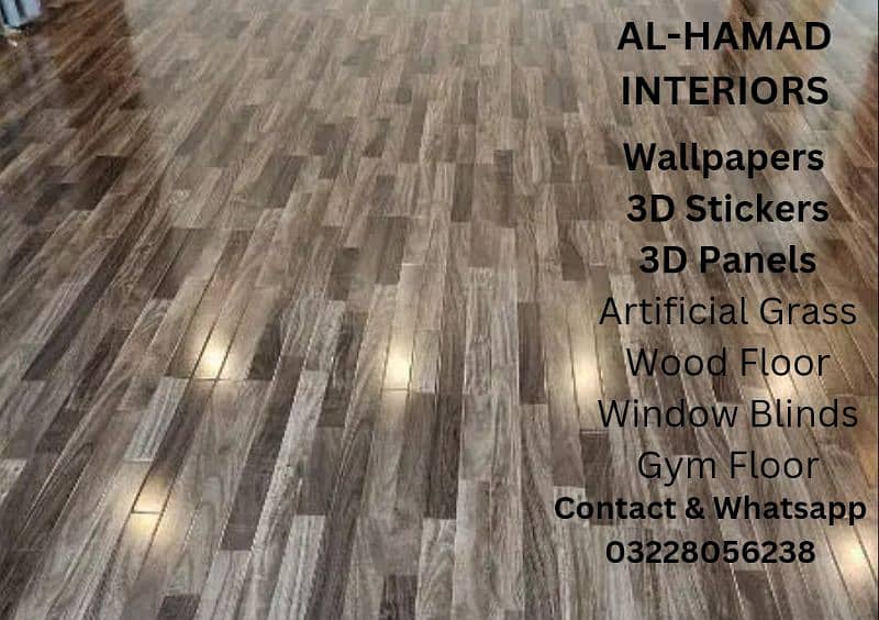 Pvc Vinyl Floor Tiles/Wood Floor/Artificial Grass. 11