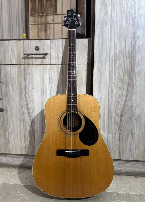 Samick By Greg Bennett GD 100/N Solid Top Acoustic Guitar 1