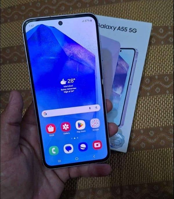 Samsung Galaxy a55 8/128 GB 03240537819 my WhatsApp number 1