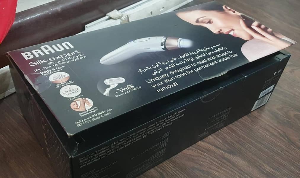 Electric Permanent hair removal machine | Braun silk expert bd 5001 4