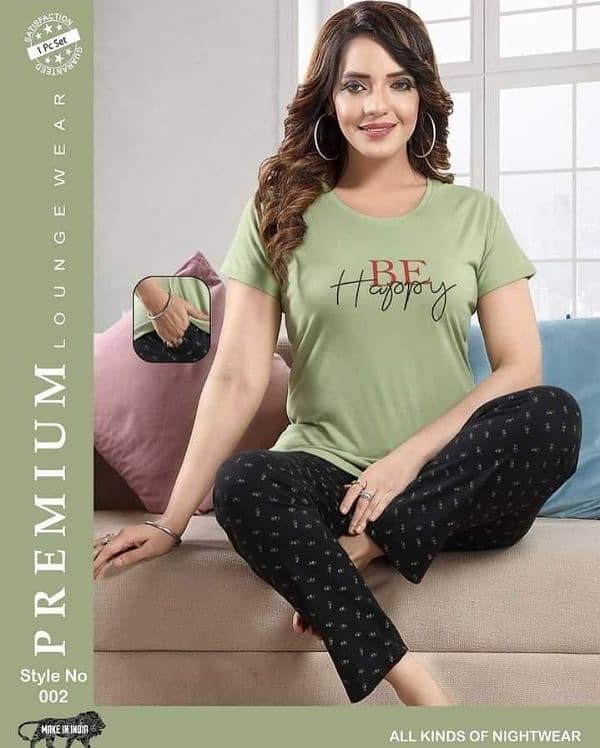 Ladies night sleep suit 2