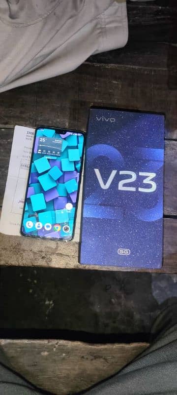 vivo v23 5g with all asesrices 3