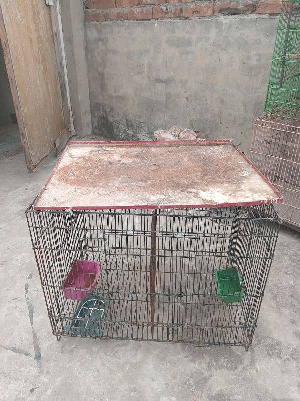 selling large cages for parrots/love birds 2