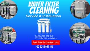 Ro filter 100 GPD, Water RO Plant Installation maintenance Service