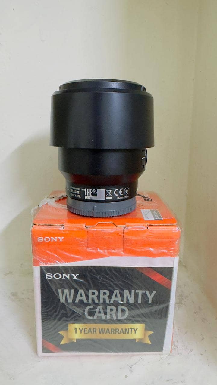 85 mm Sony full frame emount 0