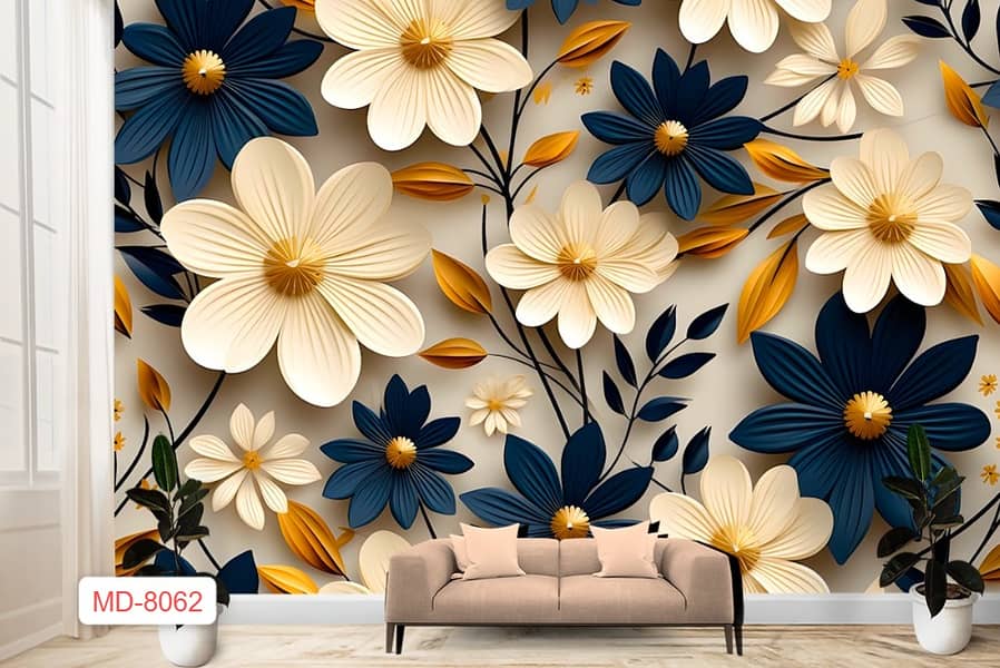 3D WallPaper| wpc Panel Customized wall paper false ceiling 18