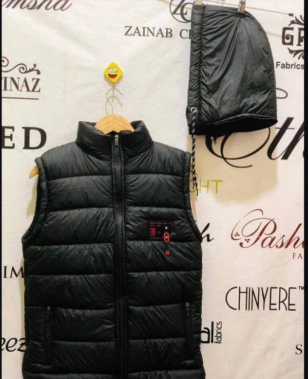 1x piece of parachute jacket with black colour also more 1