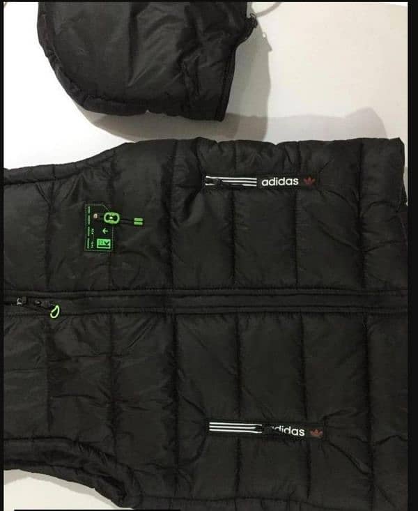 1x piece of parachute jacket with black colour also more 4