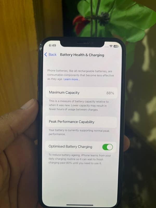 iphone x 256 gb sim working life time 4