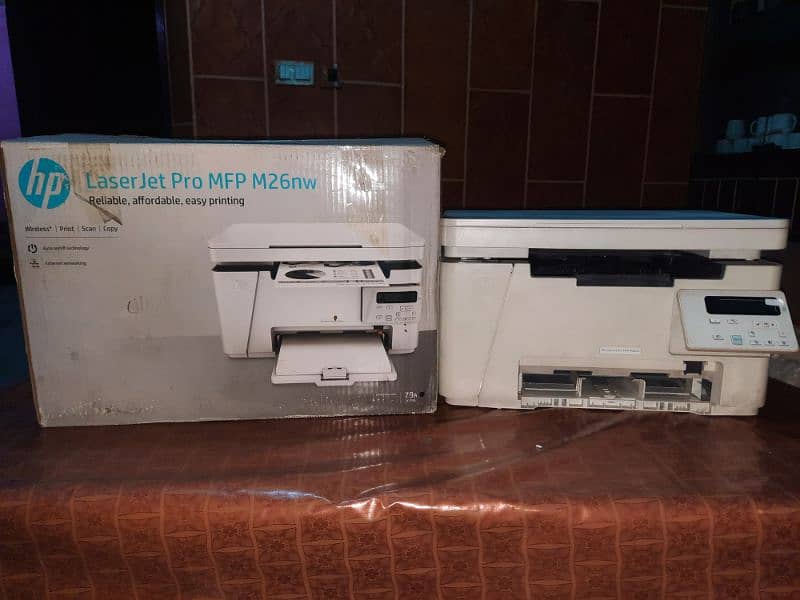 HP Laser jet Pro MFP M26nw 0