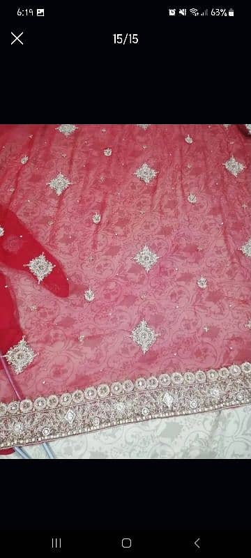 1 time used 100% ok lehnga. 03411191465 5