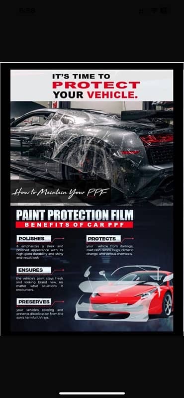 CAR PAINT PROTECTION FILM (PPF) 6