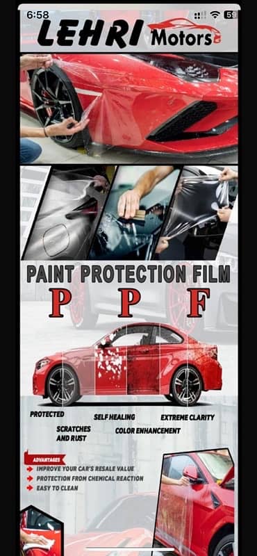 CAR PAINT PROTECTION FILM (PPF) 7