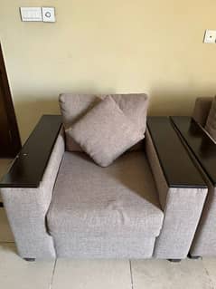 7 seater sofa set and 3 tables