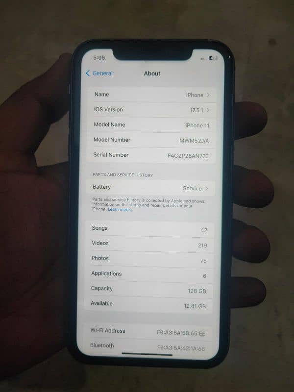 Iphone 11 non PTA Factory Unlocked 128 gb 5