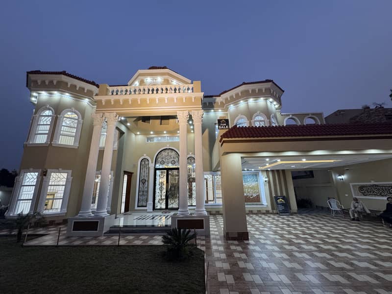 2 Kanal Brand New Spainsh Design Bungalow For Sale In Valencia Town Lahore On 100 Feet Road 20