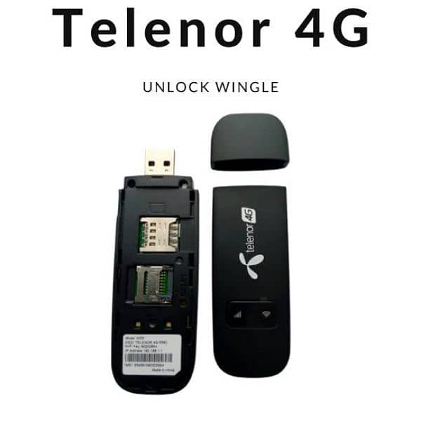 Telenor Unlock wingle All sims 1