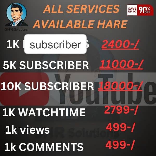 all subscribers and followers services available 0