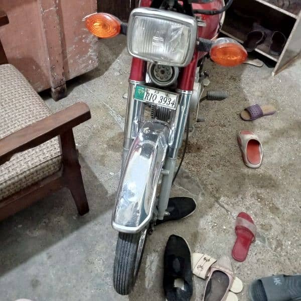 CD 70 2012 model for sale Rawalpindi no 5