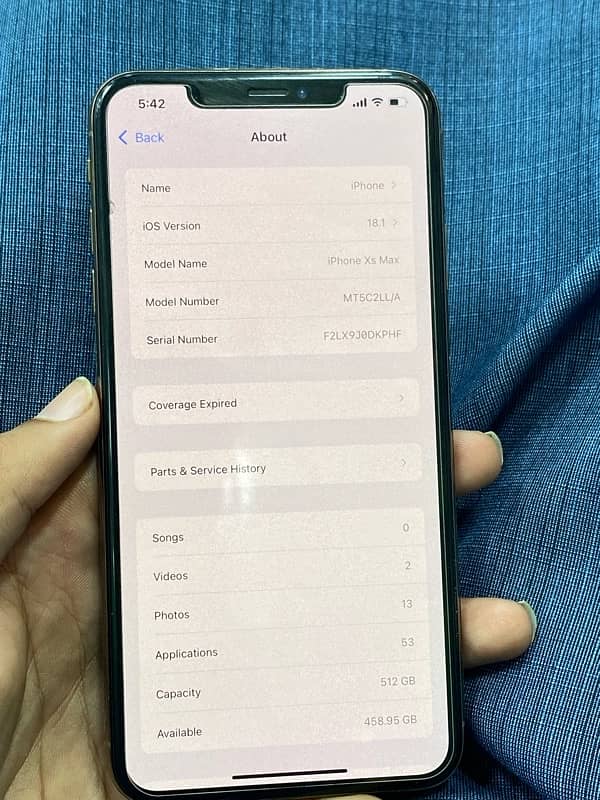 iphone xsmax 512 gb pta approved 3