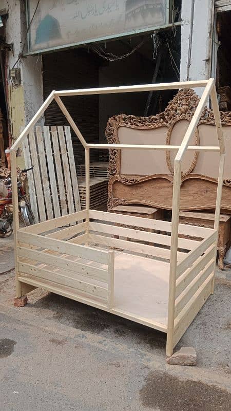 Baby Cot/ Single bed Solid wood 03074015143 M Waheed Whatsapp num 0