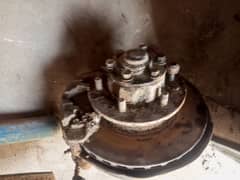 pajero hissa suspension  hub disc