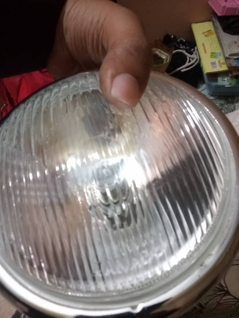 Original Taiwan headlight with case silver 1