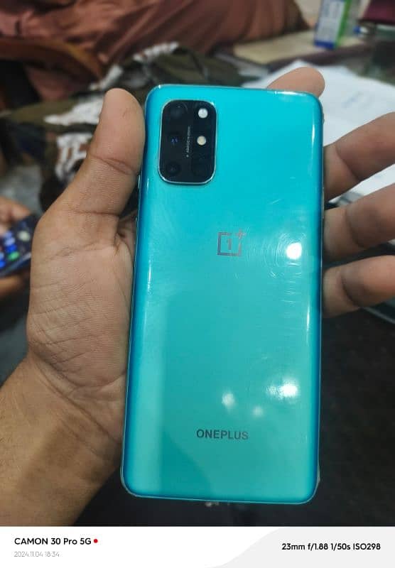 one plus 8t 10/10 no scratch no open no repair Android 14 Lush کنڈیشن 2