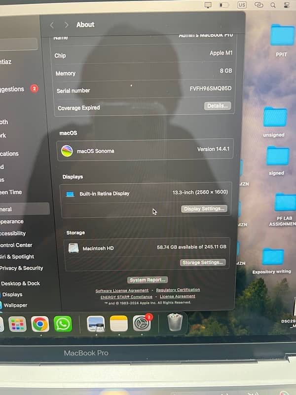 Macbook M1 pro 13 inch 2020 6