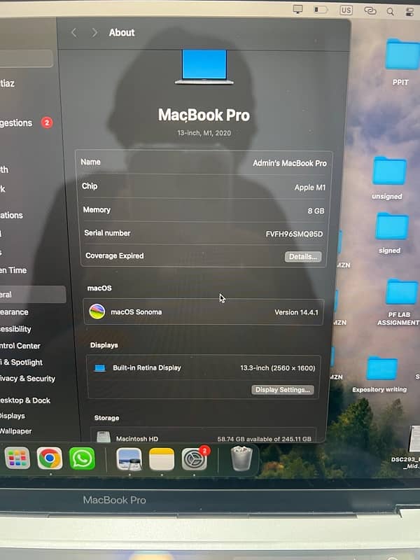 Macbook M1 pro 13 inch 2020 9