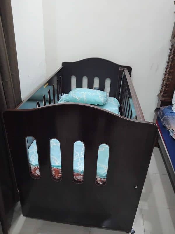 Baby Cot with Mattress 4