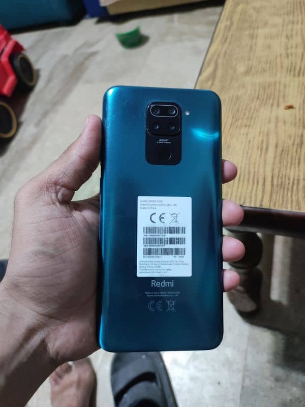 Redmi note 9 no PTA 4/128 sim chalti all 0