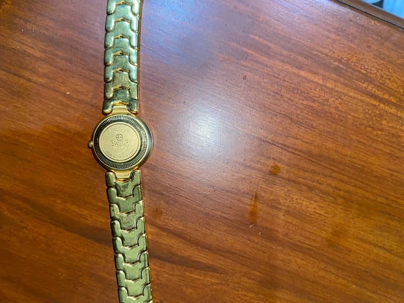 18k Gold Electroplated  Swistar 25year old original watch (Antique) 4