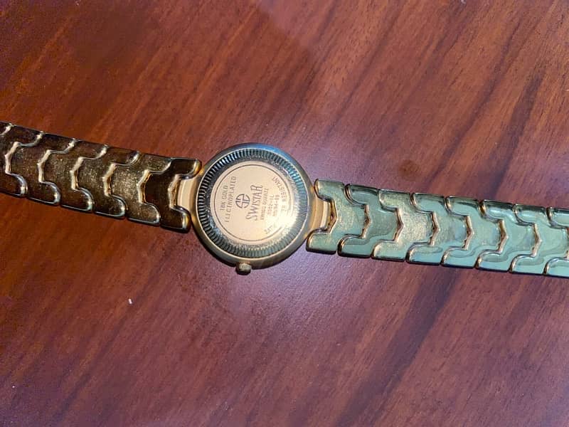 18k Gold Electroplated  Swistar 25year old original watch (Antique) 5