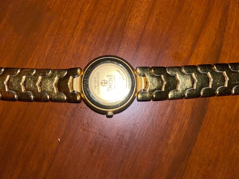 18k Gold Electroplated  Swistar 25year old original watch (Antique) 8