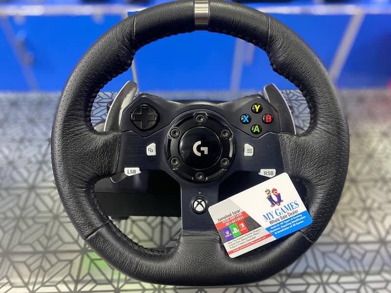 MICROSOFT LOGITECH G920 STEERING WHEEL USED IN MINT CONDITION 1