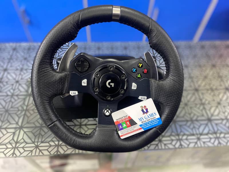 MICROSOFT LOGITECH G920 STEERING WHEEL USED IN MINT CONDITION 2