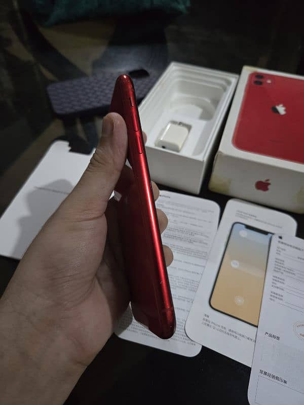 Iphone 11 Red product 64 GB PTA approve 2