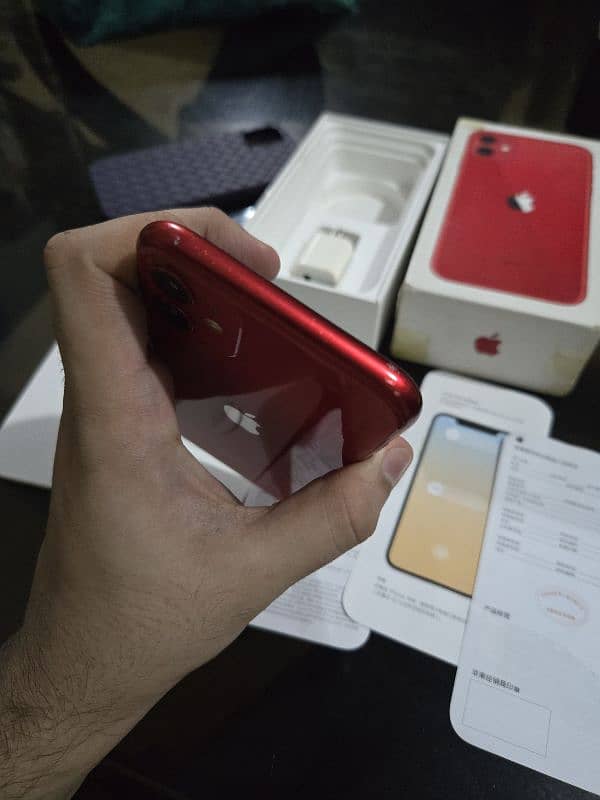 Iphone 11 Red product 64 GB PTA approve 3