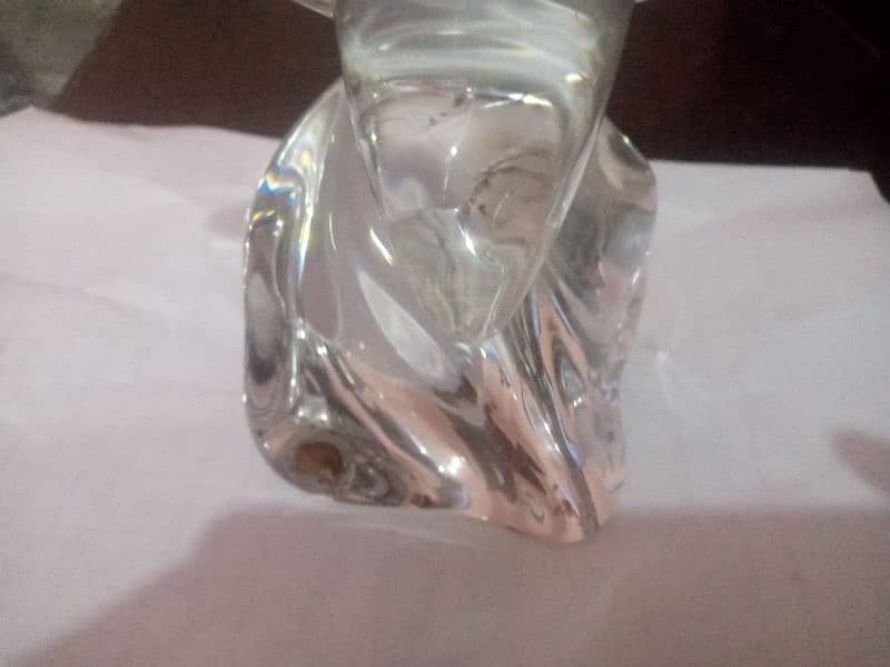 DAUM FRANCE CRYSTAL FIGURE, Dolphin 7